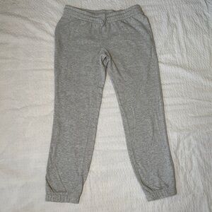 Athletic Works Kids Fleece Joggers Sweatpants size 18(xxl) Light Gray Pull-on